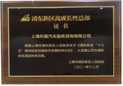 上海市浦东新区高成长性总部